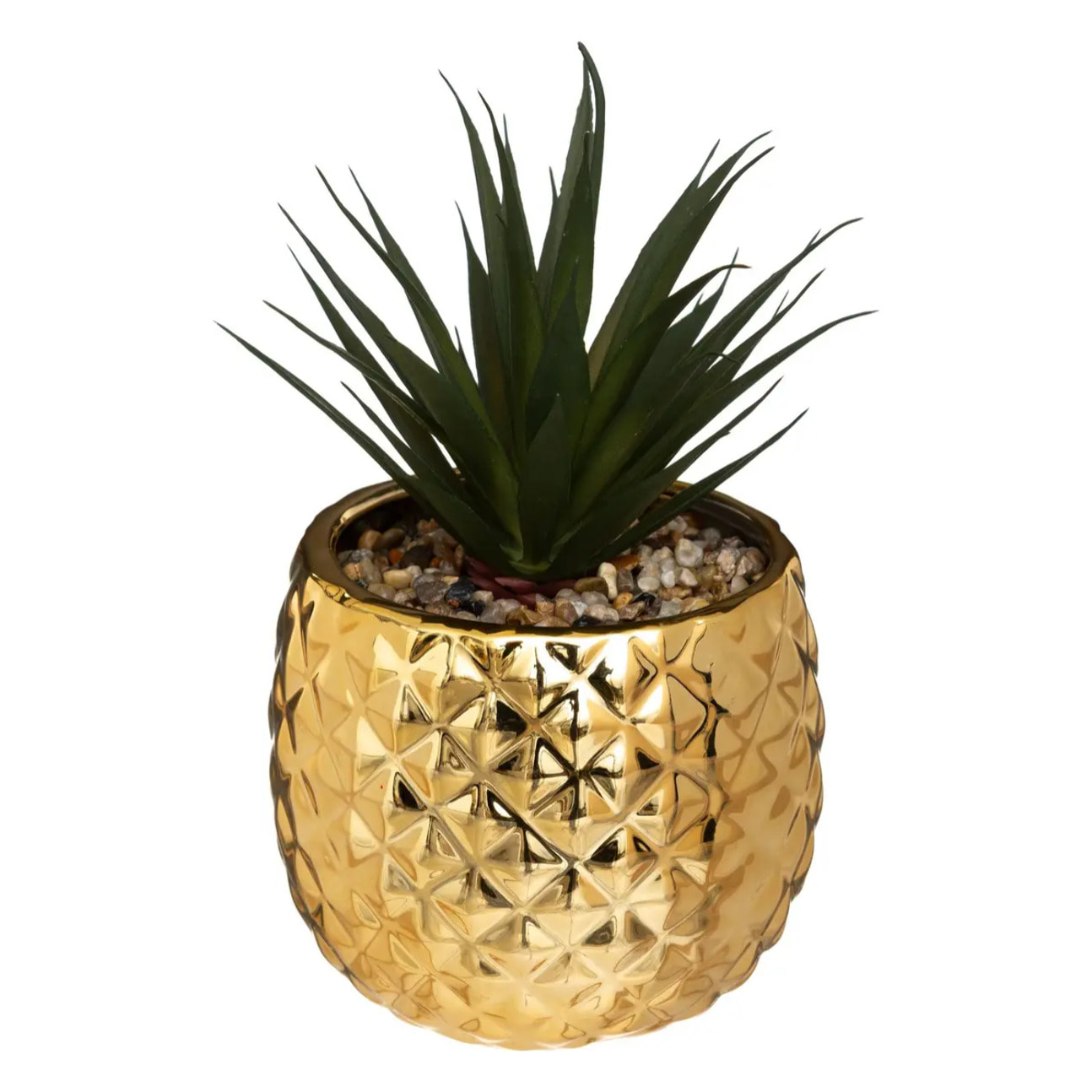 Plante artificielle "Ananas" H21cm