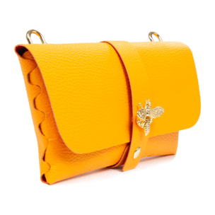 Borsa a tracolla da donna Amaseno. Vera pelle Dollaro.