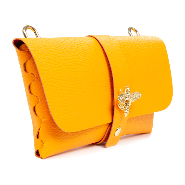 Borsa a tracolla da donna Amaseno. Vera pelle Dollaro.