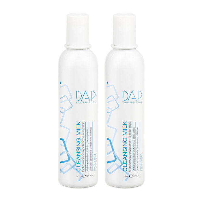 Lait dmaquillant pour peaux normales/sensibles 250ml dap paquet de 2