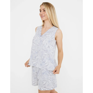 Camiseta Tirantes Estampada Algodón - Krimer