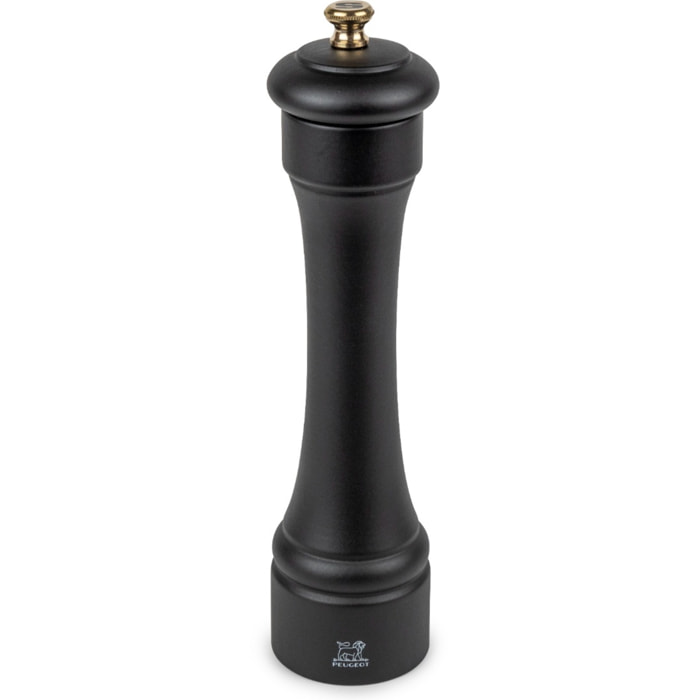 Moulin à sel bois noir mat 22 cm Hostellerie