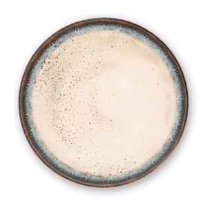 Set de 6 assiettes plates Excelsa – Zeus, Céramique Beige