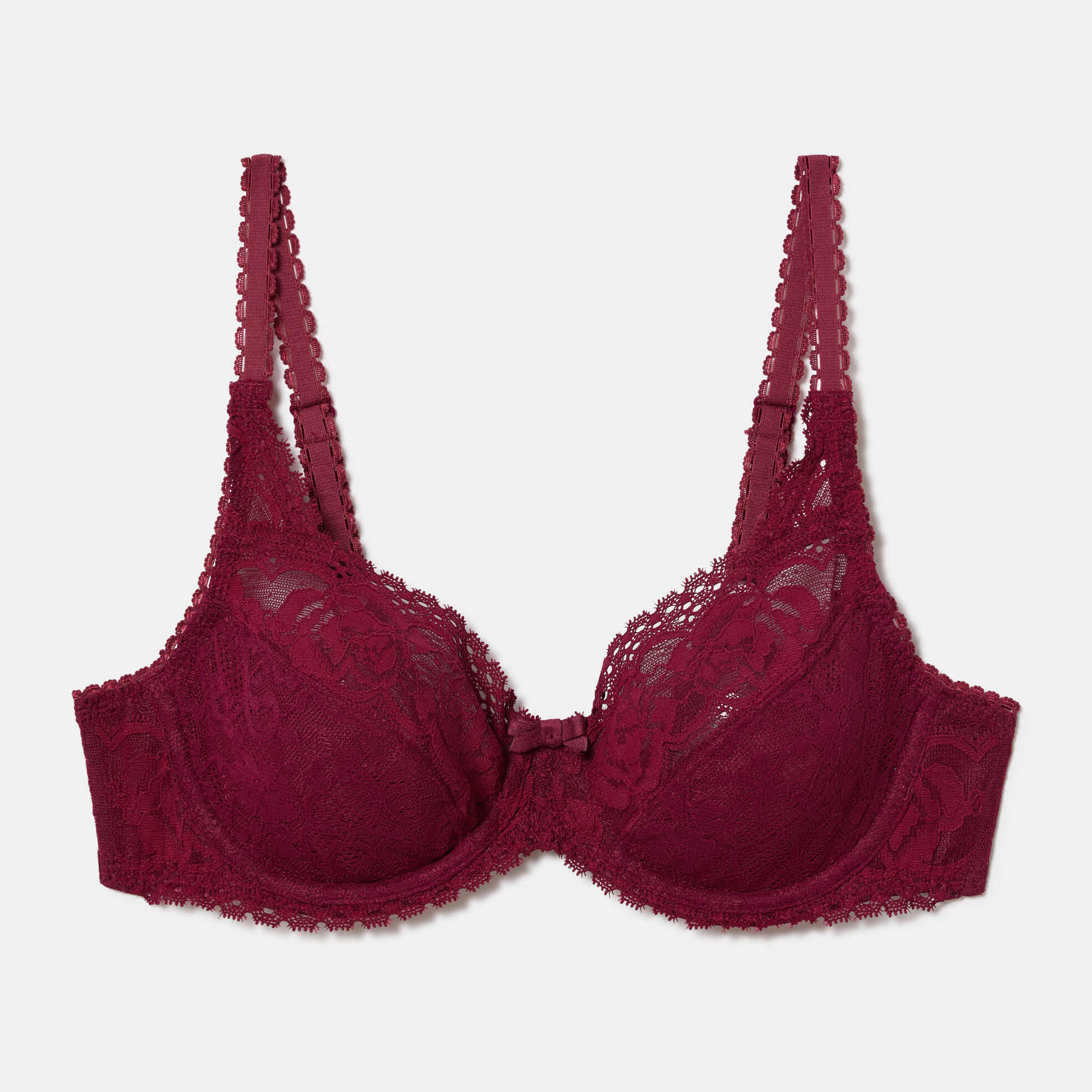 Sujetador con aros Flower Elegance. Con encaje reciclado