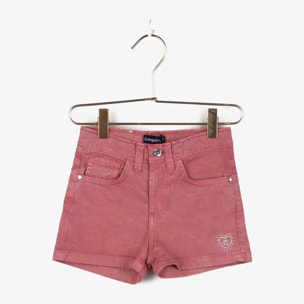 Pantalones Cortos con Bolsillo  en Rosa