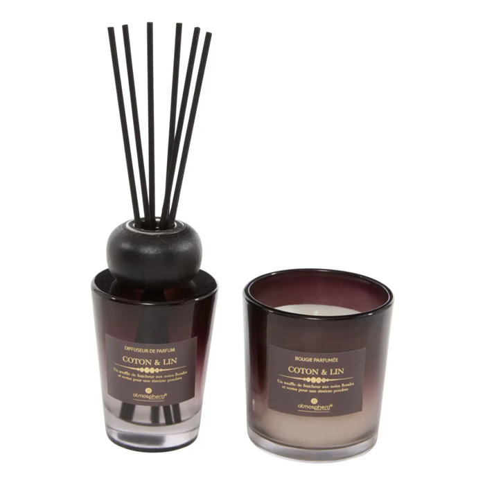 Coffret senteur Alma coton et lin
