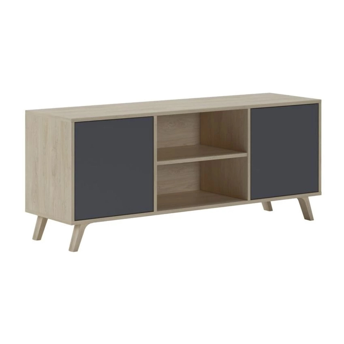 Mueble TV Wind 140 Puccini - Gris Antracita