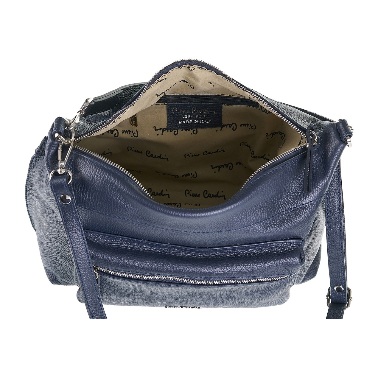 Borsa a spalla da donna Made in Italy - Modello Seraphina - 100% pelle - 35.0 x 23.0 x 20.0 cm