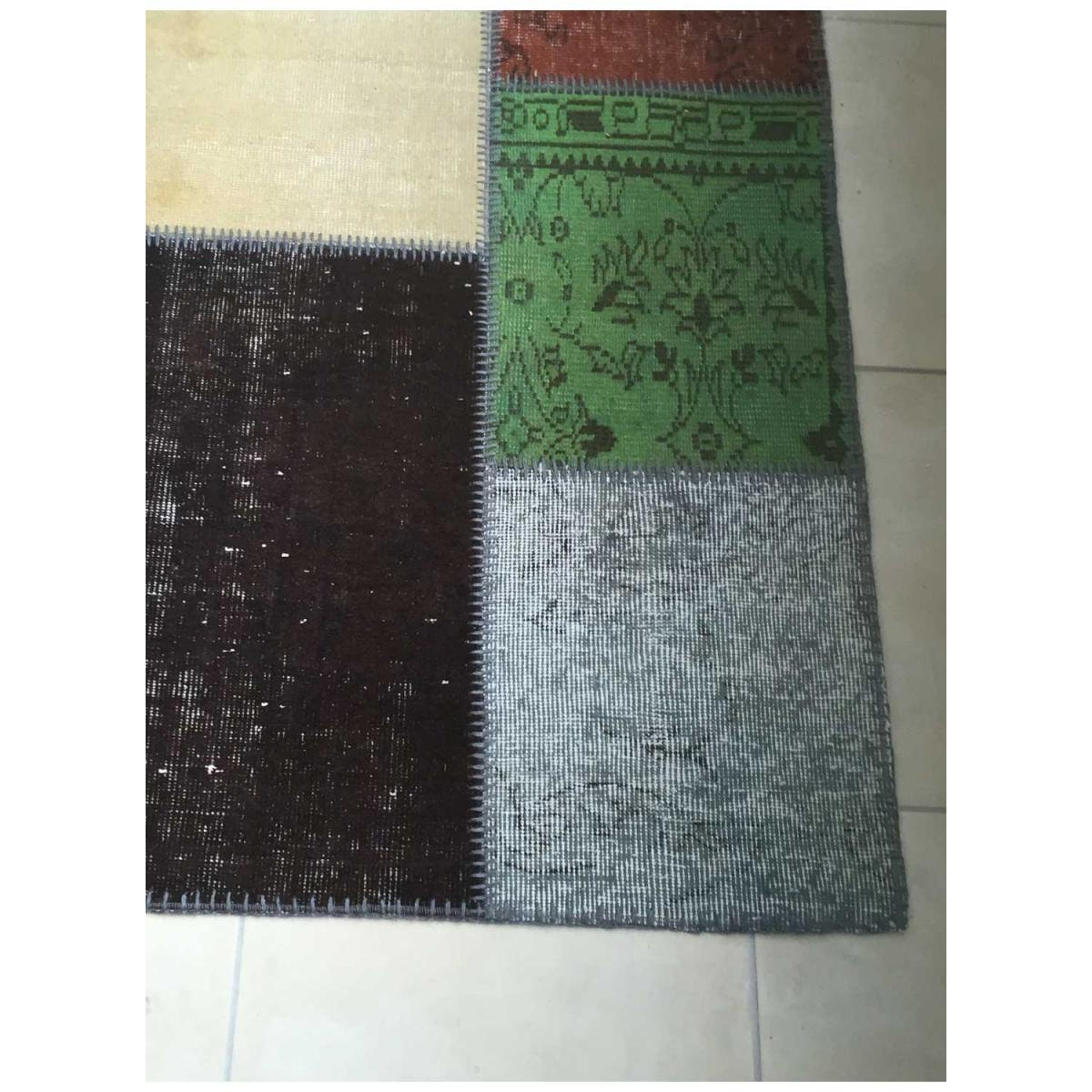 Tapis salon et chambre fait main en laine motif traditionnel