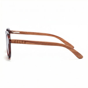 Gafas de Sol Feler 1526-2 Polarizadas de Madera Unisex 50 mm