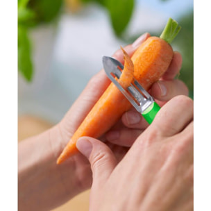 Couteau éplucheur OPINEL N315 vert