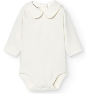 Body bebé manga larga cuello elegante