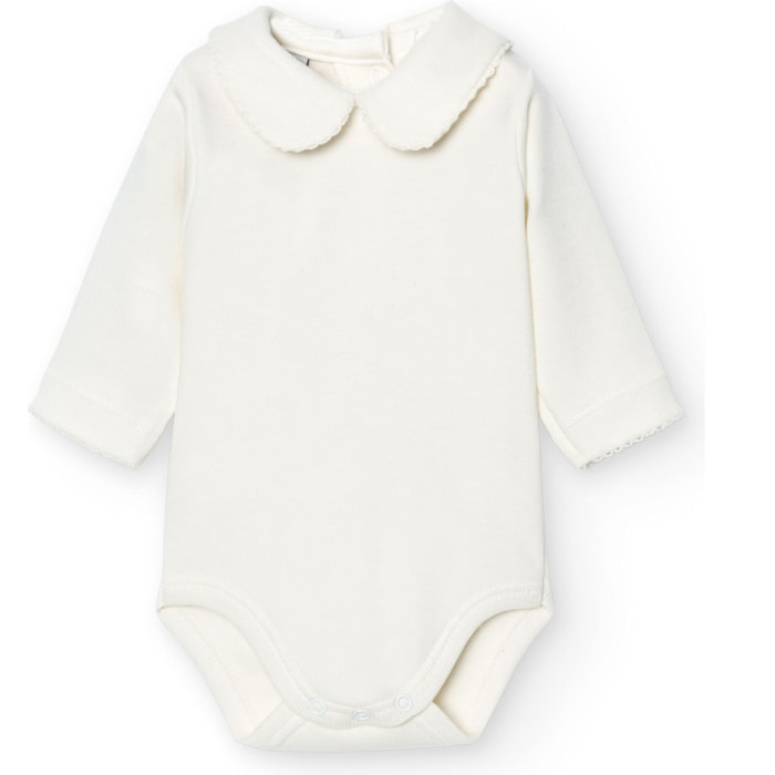 Body bebé manga larga cuello elegante