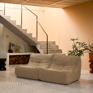 Chauffeuse velours côtelé 2 places SOKOL