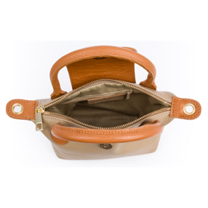 Baucina Borsa a mano Donna. Pelle autentica Dollaro.