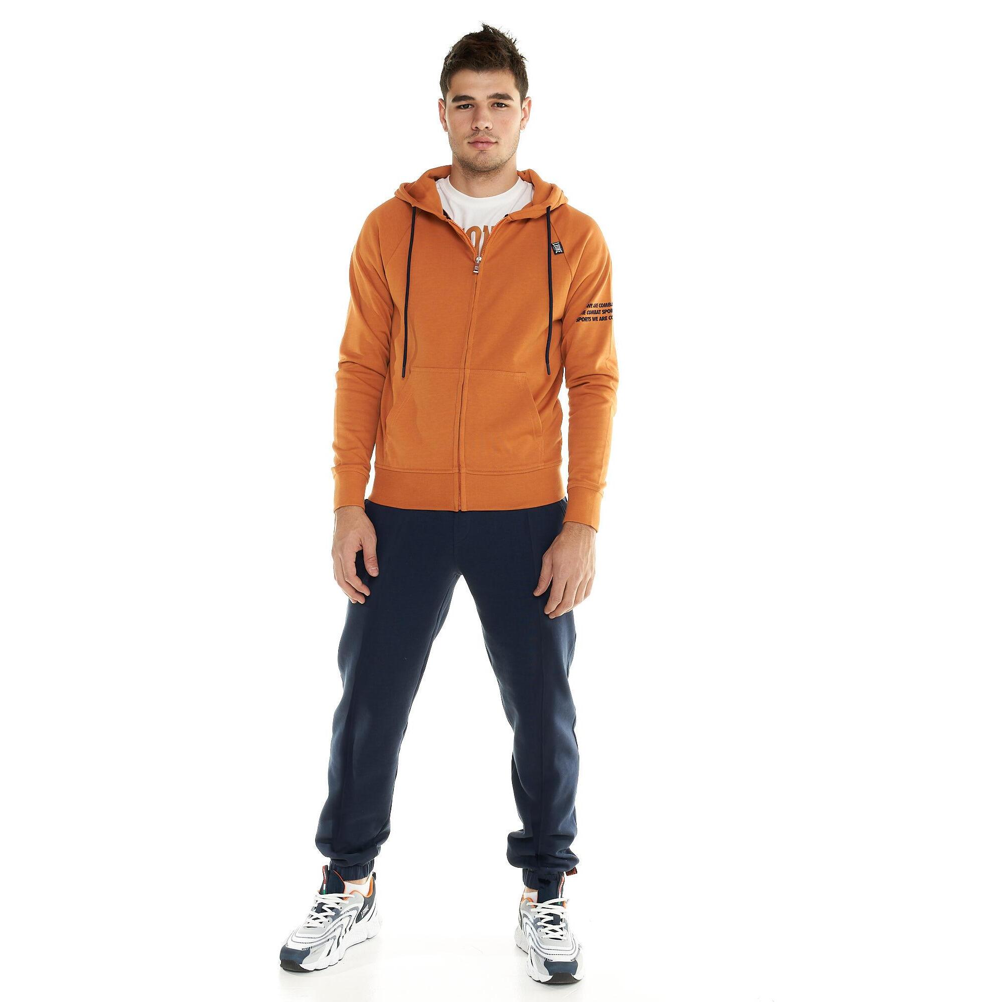 Chándal de hombre Leone con capucha y cremallera completa Shades