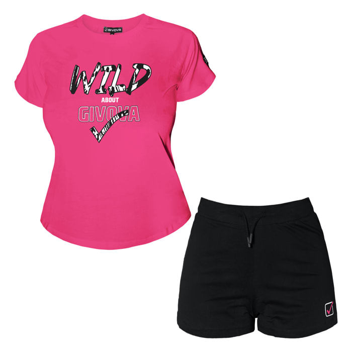 Completo Set Donna GIVOVA Corto Cotone