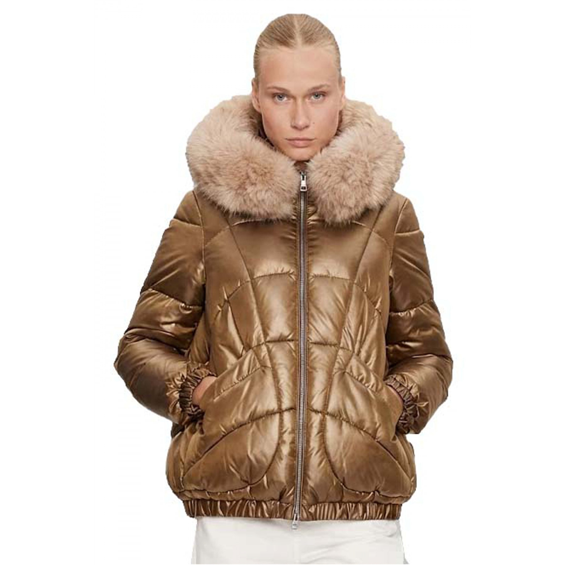 Abrigos Mujer de la marca GEOX  modelo 155021 MARRON