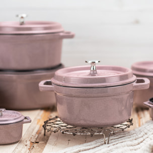 Cocotte en fonte STAUB, Fleur de cerisier, 24 cm