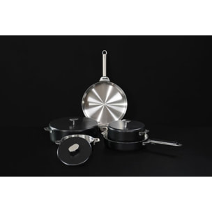 Casserole COOKUT LA MERVEILLEUSE  INOX 20CM - GRAPHITE