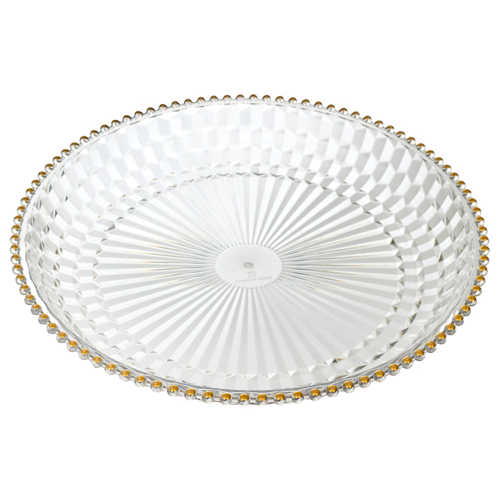 Plateau Rond Plastique D38.5cm Sabah