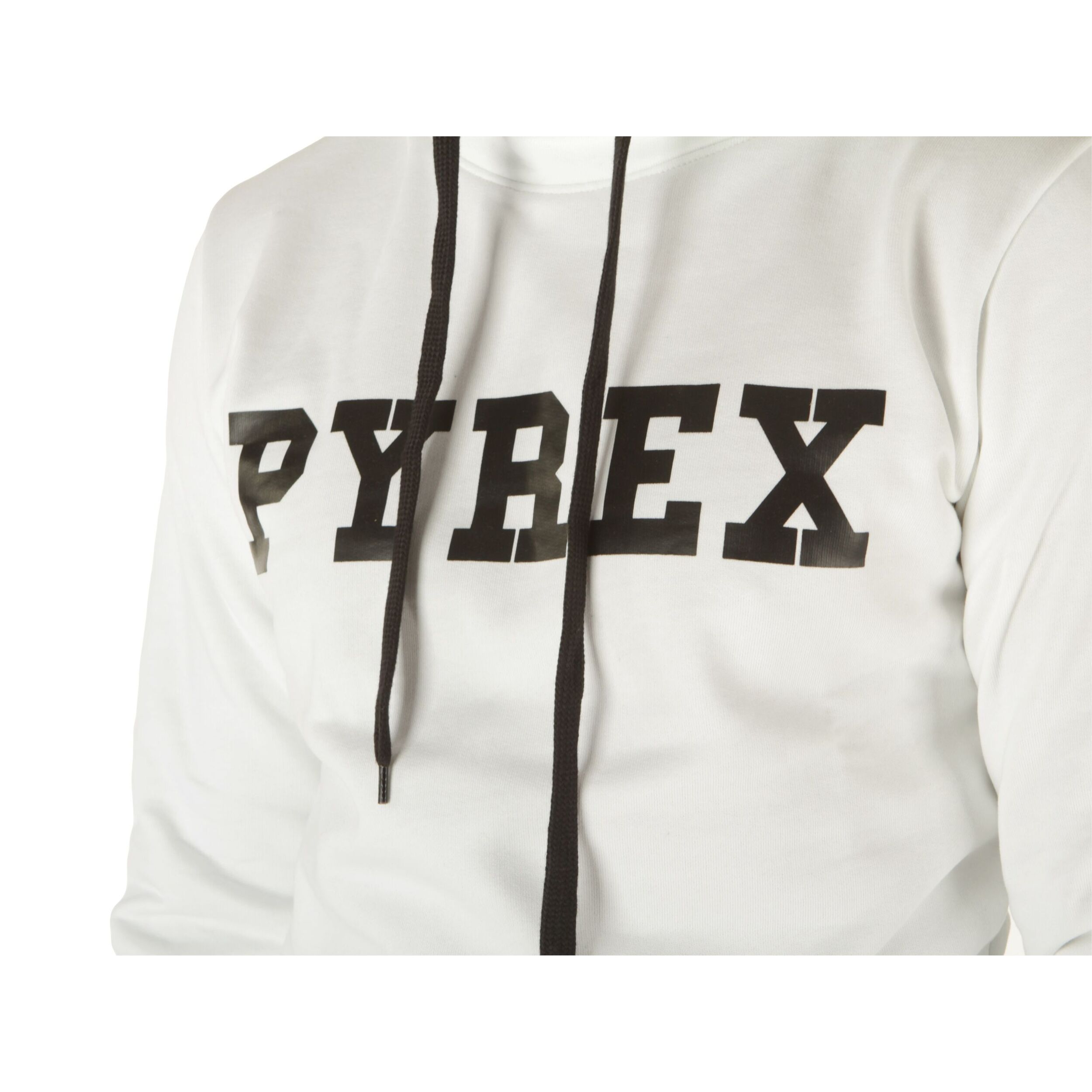 Pyrex Felpe Pyrex Maglia Uomo In Felpa Con Collo Intrecciato Bianco Bianco Privalia