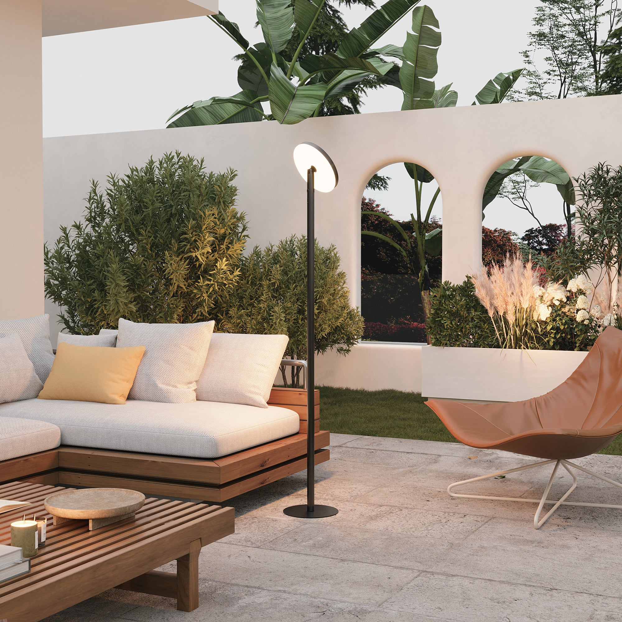 Lampadaire solaire VIVIA TALL H145CM