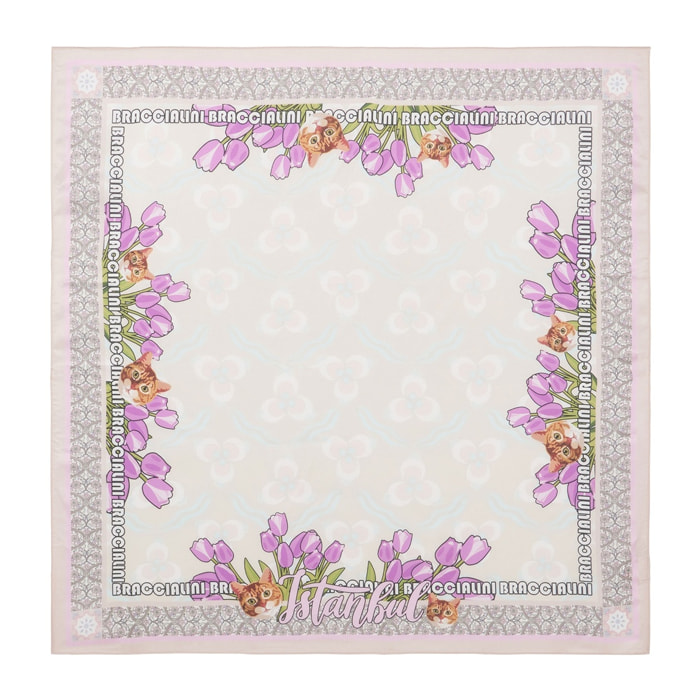 Foulard da donna Eterea Lux - 100% Poliestere - Stile Casual - 0.0 x 90.0 x 90.0 cm