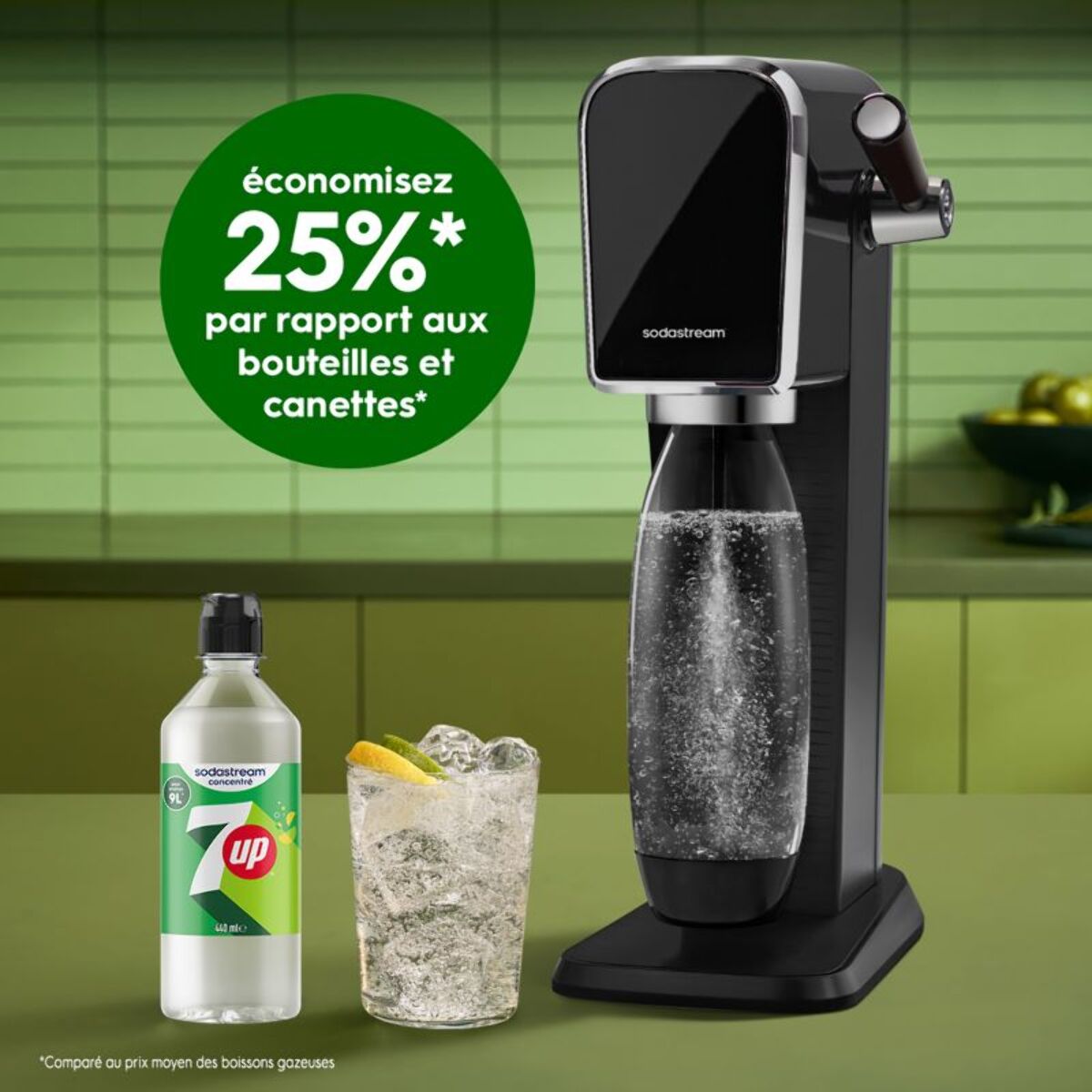 Concentré SODASTREAM 7UP 440ml
