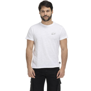 T-shirt da uomo effetto slavato Beach