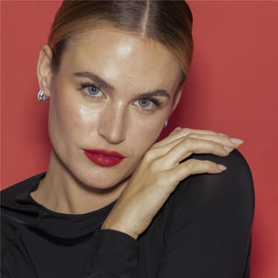 Pendientes con Circonita Brillante acabado plata