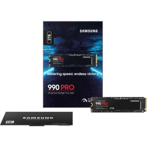 Disque dur SSD interne SAMSUNG 2To 990 Pro PCIe 4.0 NVMe M.2