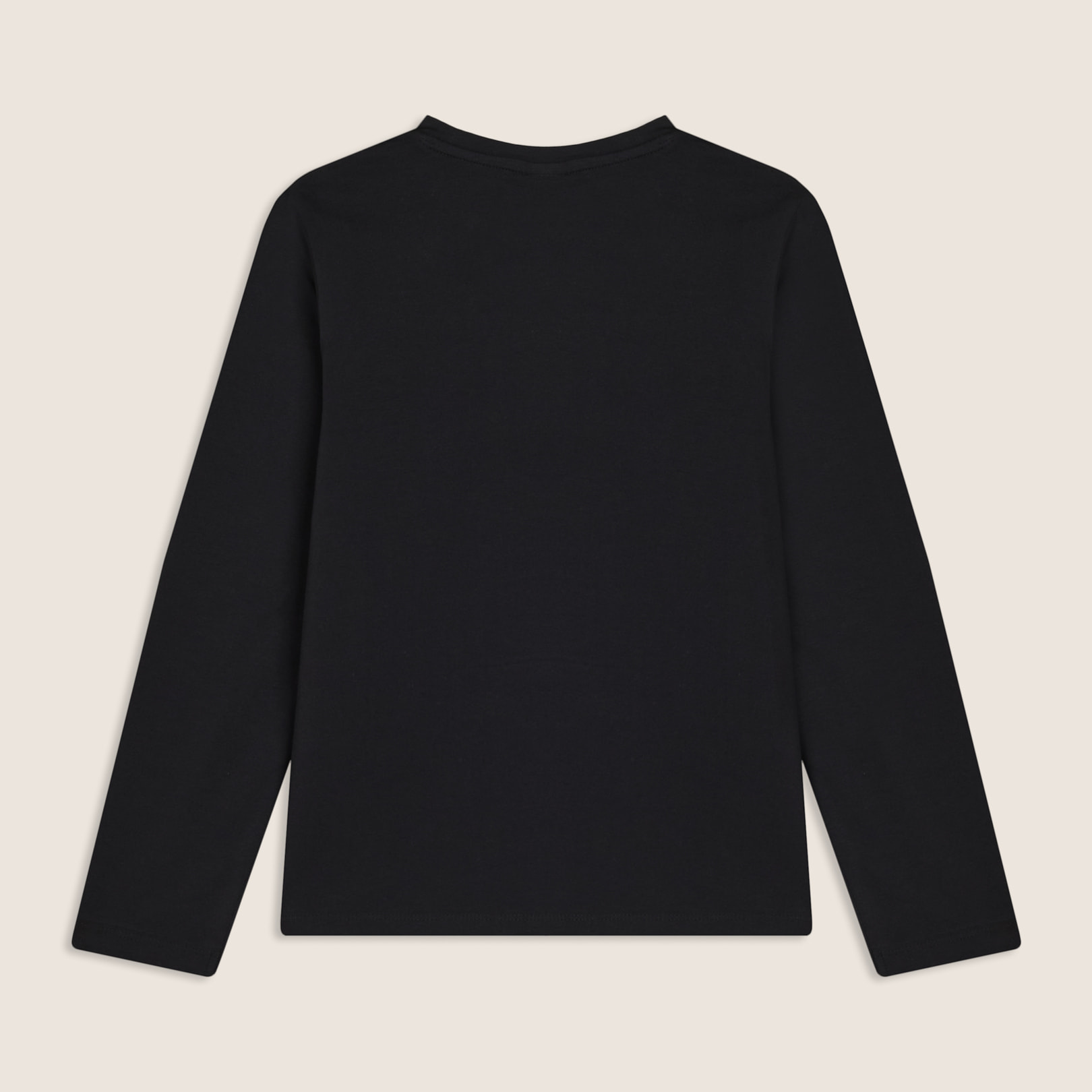 T-shirt Junior manica lunga con logo gommato in tono