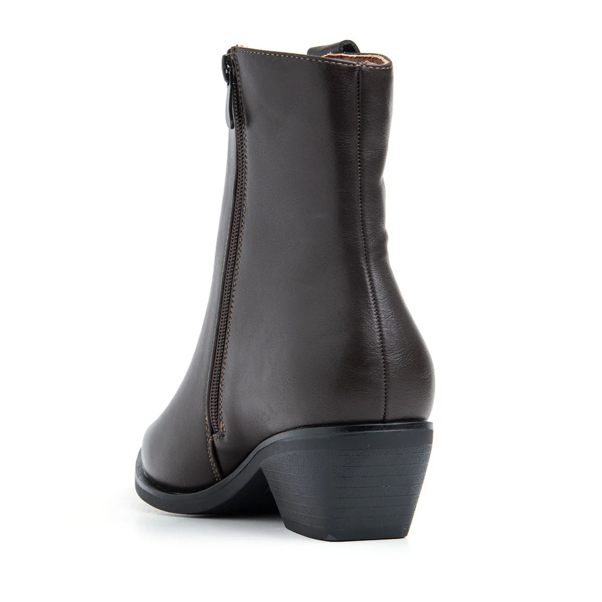 Texano basso liscio - MARRONE