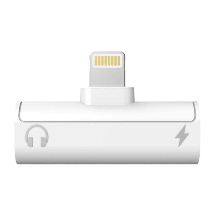Adaptateur Lightning/Jack 3,5 MOBILITY LAB Lightning vers Jack audio blanc