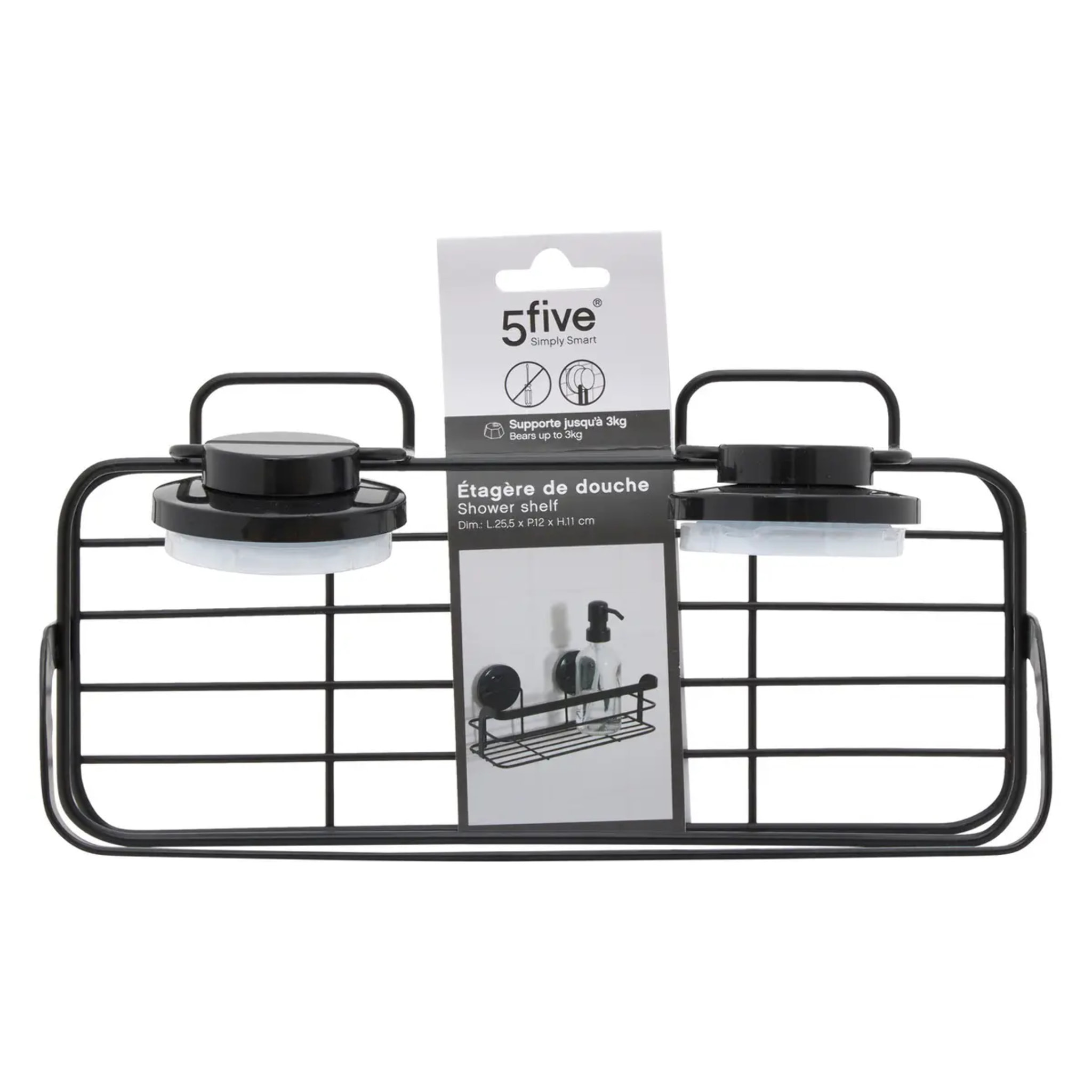 Etagère Venterra rectangulaire noir