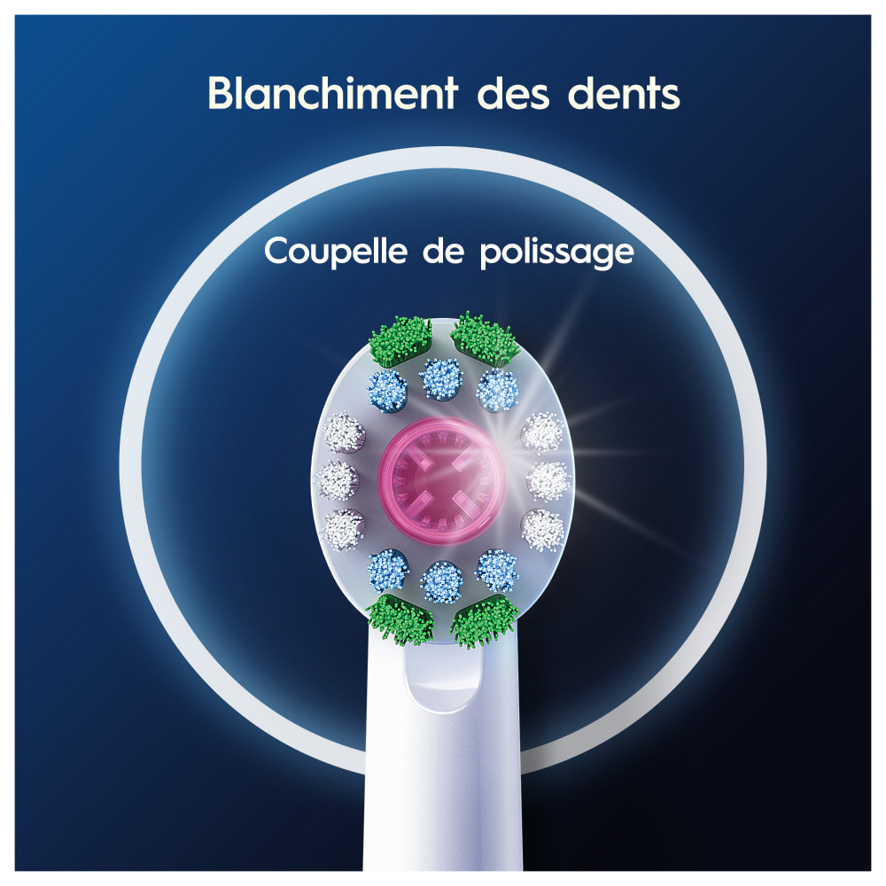 Oral-B Pro 3D White Brossettes Pour Brosse À Dents, 3 Unités