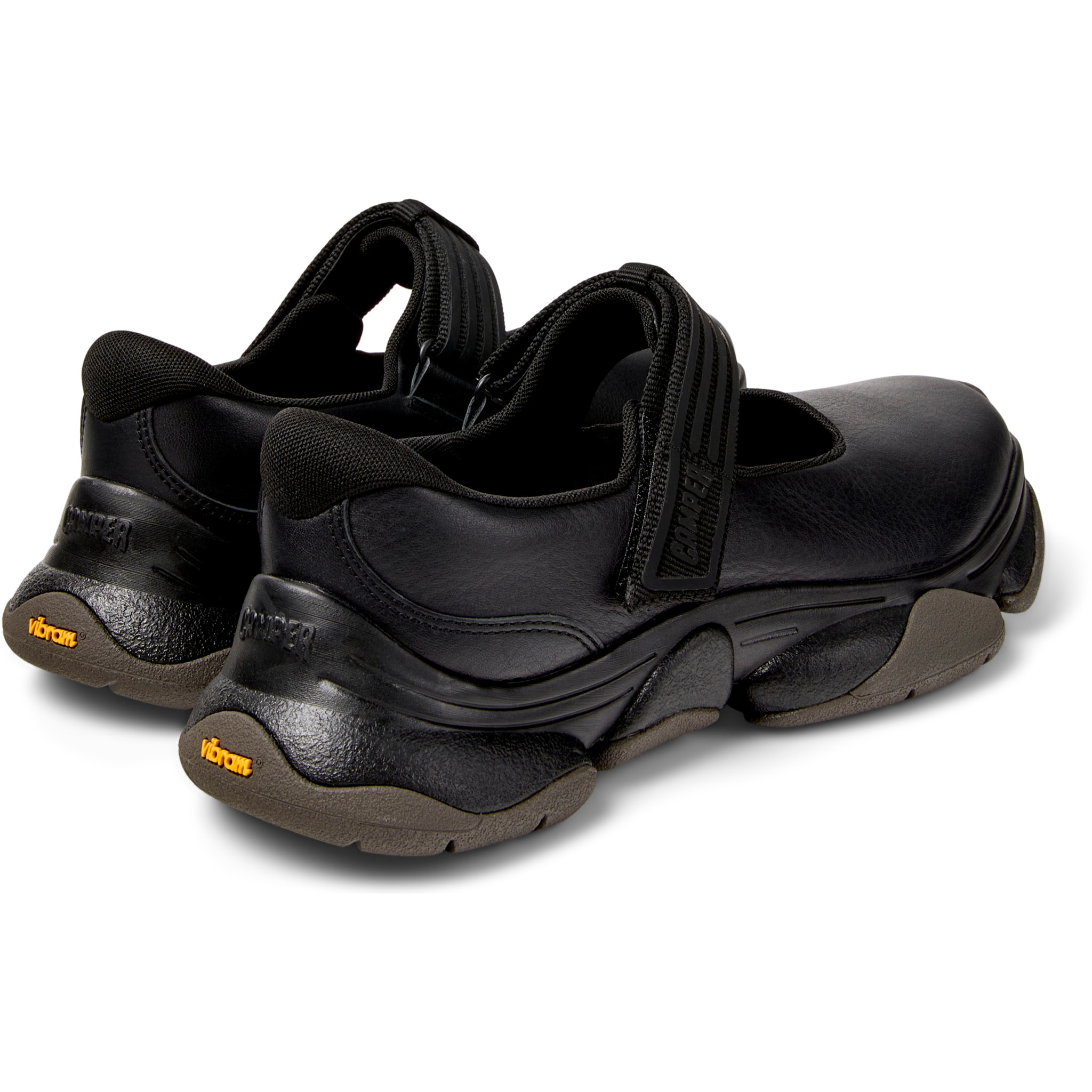 Bailarinas - CAMPER Karst 2 - Negro - Cuero liso