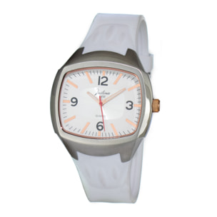 Reloj Justina JPB27 Unisex Analogico Cuarzo con Correa de Caucho