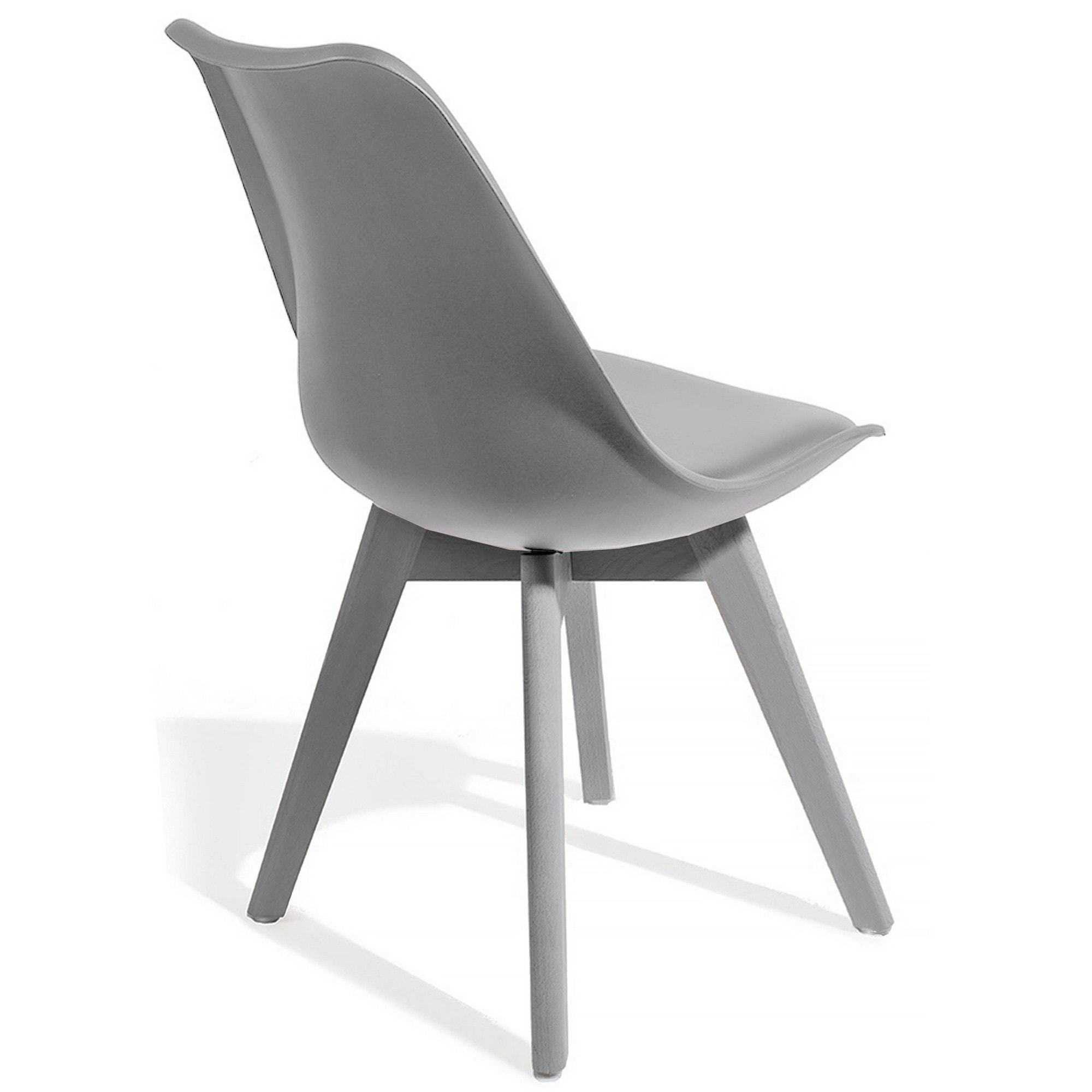 Tomasucci Lot de 4 Chaises kiki evo gris