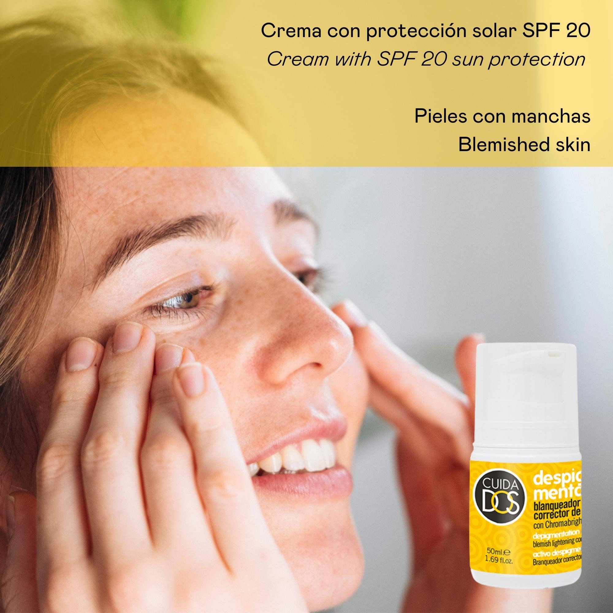 Valquer Crema facial Activo despigmentante SPF 20 - 50 ml