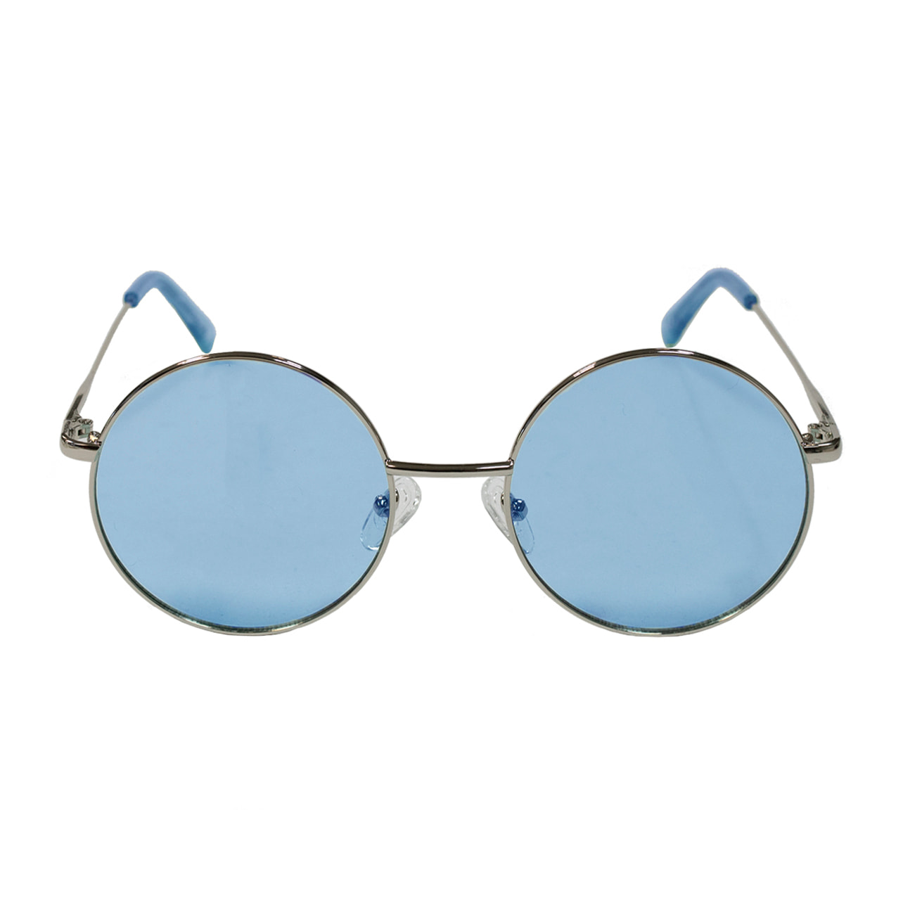 Gafas de sol OCEAN CIRCLE - Plateado brillante / Azul transparente