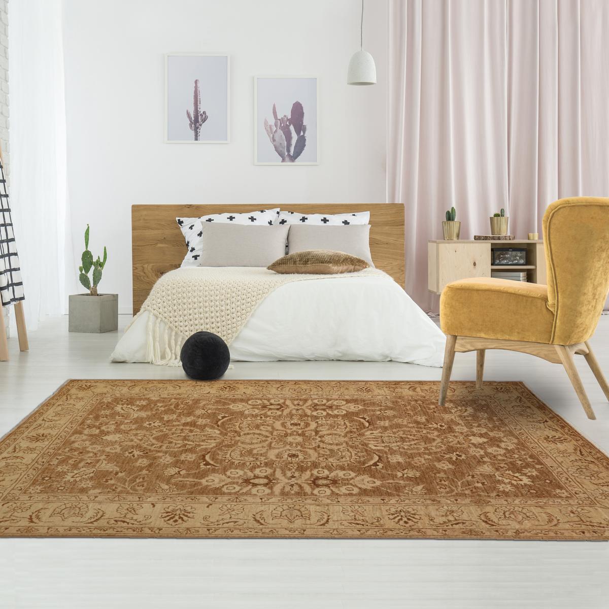 Authentique Tapis d'Orient fait main en laine FULE