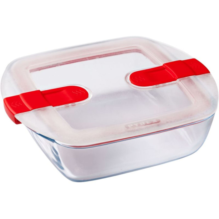 Boîte hermétique PYREX cook & heat 20x17 cm avec couvercle