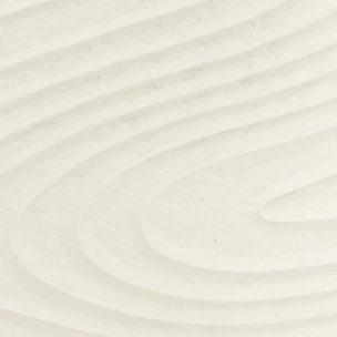 Déco mural 3D Hateya blanc 80x80cm