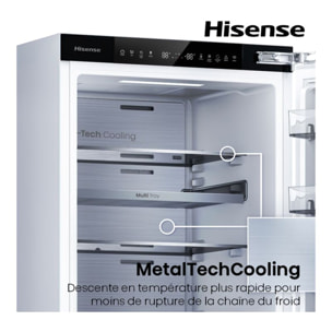 Réfrigérateur combiné encastrable HISENSE RB3B280SAWE