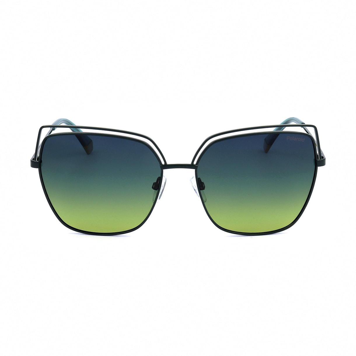 Polaroid - lunettes soleil - noir - Couleur des verres : vert - indice solaire : cat. 3