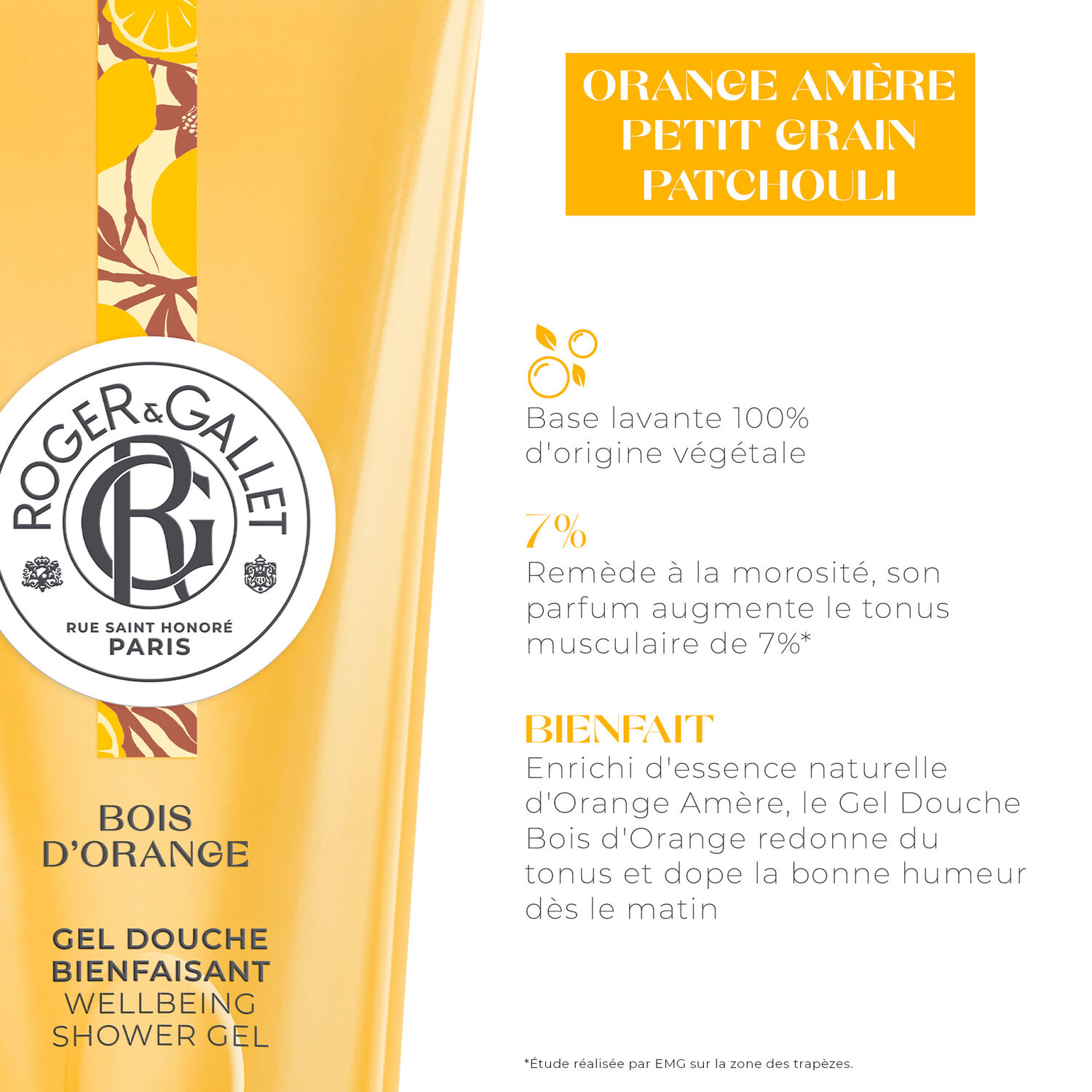 Bois d'Orange - Gel Douche Bienfaisante