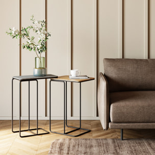 Tables d'appoint Diego set de 2 Kare Design