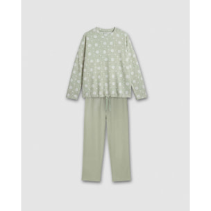 Pijama largo secret ventia verde